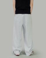 Needle pintuck balloon pants