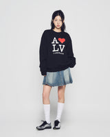 25FW LOVE ADLV SWEATSHIRT BLACK