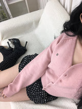 ドットリボンフリルミニスカートパンツ