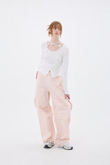 LUNA WIDE PANTS / PINK