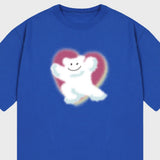[UNISEX] スレイベア ビッグクラウドスマイル 半袖Tシャツ