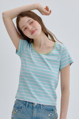 Stripe T-shirt [Green]