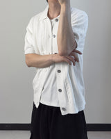 Tiban Cable Knit Short‑Sleeve Cardigan