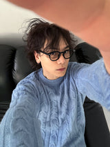 No.1087 ケーブルハンドウォーマーニット (6color)
