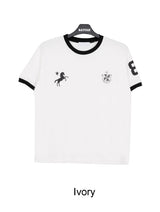 トラン 87 エンブレム リンガー ショートスリーブ Tシャツ