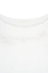 Love in Rose Top, White