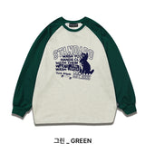 FEAR CAT Raglan Long Sleeves(SNSSTD-0109)