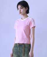 ユージュアル セミクロップ Tシャツ 6カラー