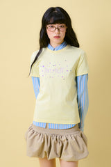 Hey Pals Milkyway T-shirt [Lemon yellow]