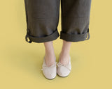 コージーボタンロールアップパンツ (2 color)