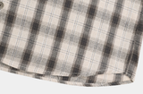 Lime Vintage Patch Pocket Check Shirt