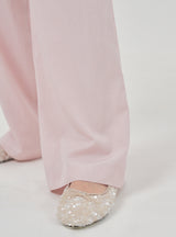 Gleam wide pants (pink)