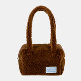 Handy pouch (furry choco brown)