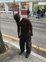 No.1644 ノンフェイドダイアゴナルデニムパンツ