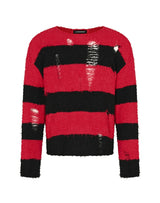25FW★ [LANARCH] Destroyed Stripe Knit