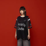 HIERARCHY STUDIOS Spellbound - ブラックウィックワイドオーバーサイズメッシュジャージ