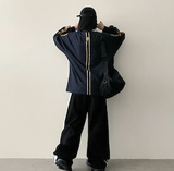 Enz Side Track Line Wide Pants