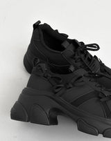 1202 Ribbon Platform Sole Sneakers (6cm)