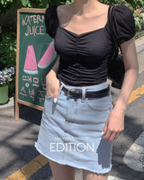【MADE】Shirring blouse