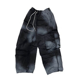 Dirty Off Multi-Cargo String Pants