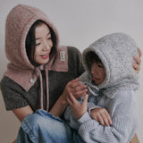 Family Sprinkle Boucle Balaclava Set (Pink)