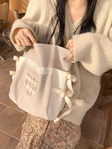 A letter bag_beige