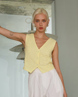 EVIE kimber VEST YELLOW
