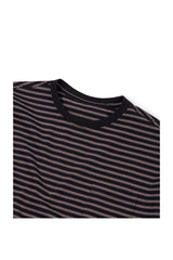 (BASE) STRIPE POCKET LONG SLEEVE (NAVY)