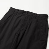 ナイロンリブベンチレーションカーゴパンツ - ブラック