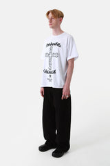 ARCHIVE CROSS TSHIRT-WHITE