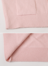 Pocket Crop Loose Hood Knit Cardigan (5color)