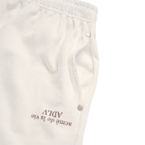 24FW アップサイドダウンベーシックロゴショートパンツ クリーム