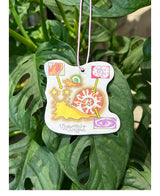 UnsocialNight original design wooden tone cute Oli frog oliwa co-branded イラスト入りアロマセラピーカード