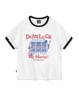 ラッキーデイクロップリンガーTシャツ