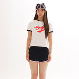 Good vibe only ringer tee_WHITE