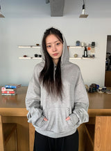 Kusaki Check Button Hoodie