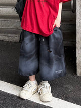 dirty smoke bermuda pants
