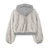 Vienna Mixed Fur Zip-up Jacket