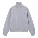 ASCLO Curve Incision Big Collar Zip Up (2color)