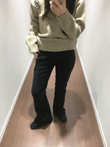 Non-fade low bootcut pants (1color)
