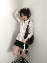 eyelet shoulder bag