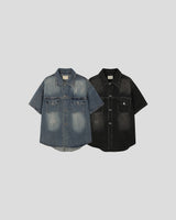 Weather Half Denim Jacket