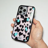Soft Pop Leopard Phone Case Pale Blush (BK_MagSafe Glass)