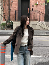 OB Daily Boat Neck Slim Knit (6color)