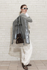 NEW CUFFS TOP_MELANGE GRAY