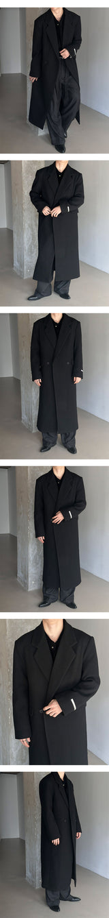 [Unisex] マックスダブルロングコート(2color)