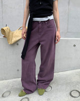 [ORIGINAL] Cran Straight Cotton Washed Pants