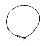 Star asterisk necklace (white)