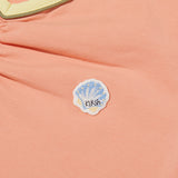 VネックスリムフィットTシャツ [LIGHT ORANGE]