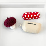 oab マッシュルーム Airpodsケース (red)